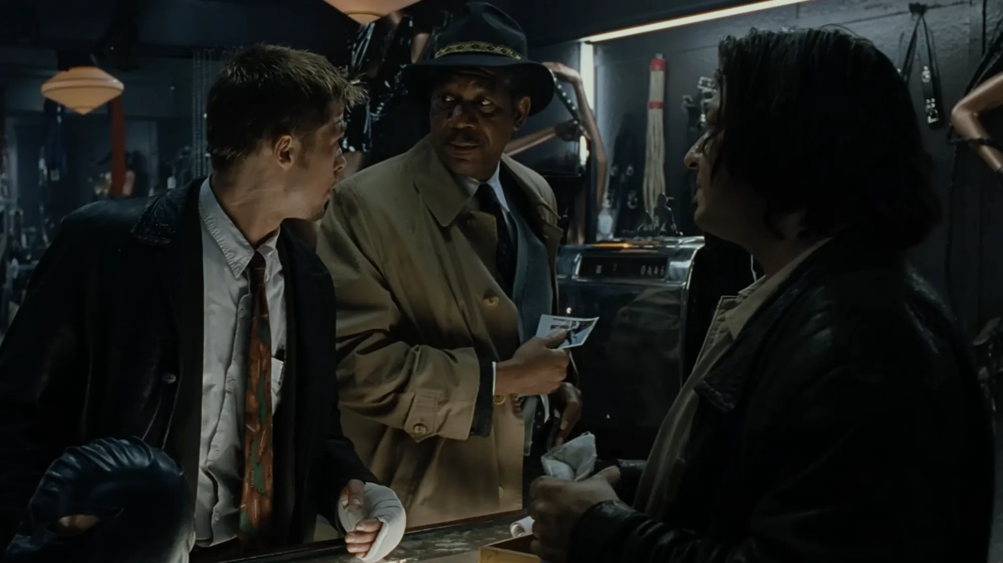 Martin Serene, Brad Pitt, Morgan Freeman